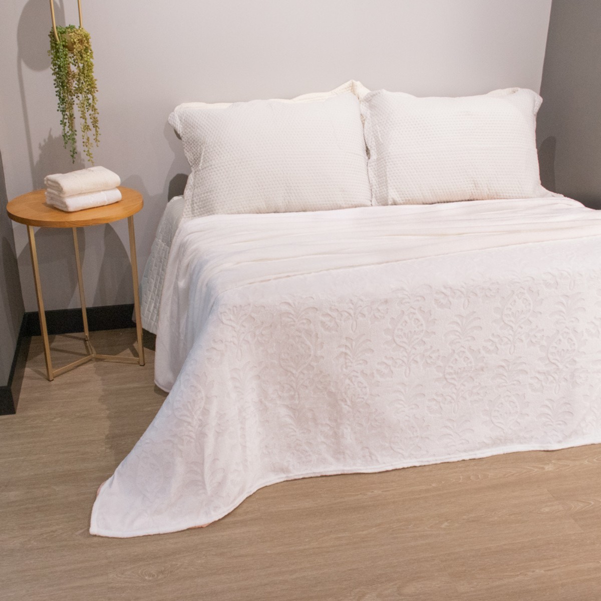 manta microfibra flannel lady appel home branco