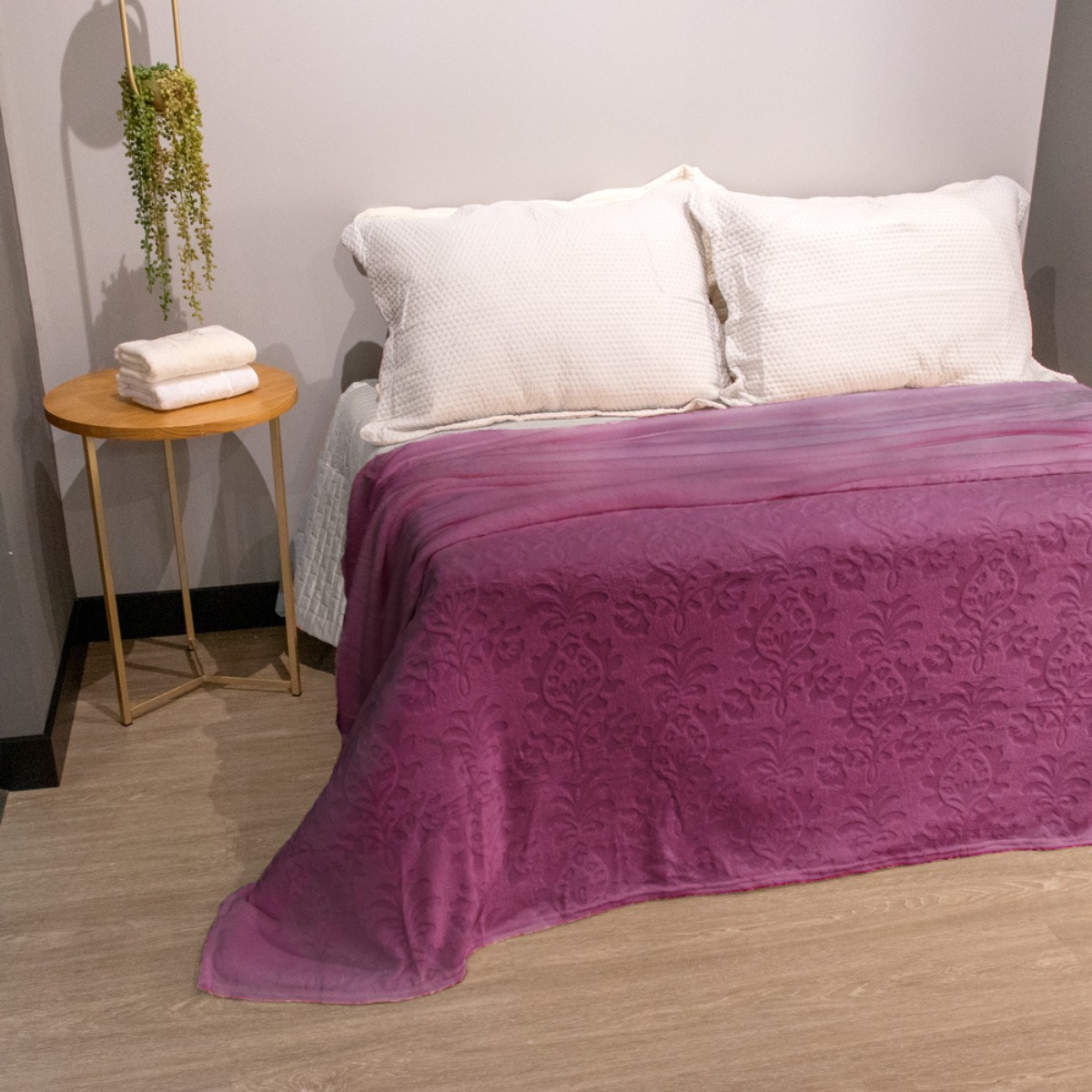 manta microfibra flannel lady appel home orquidea