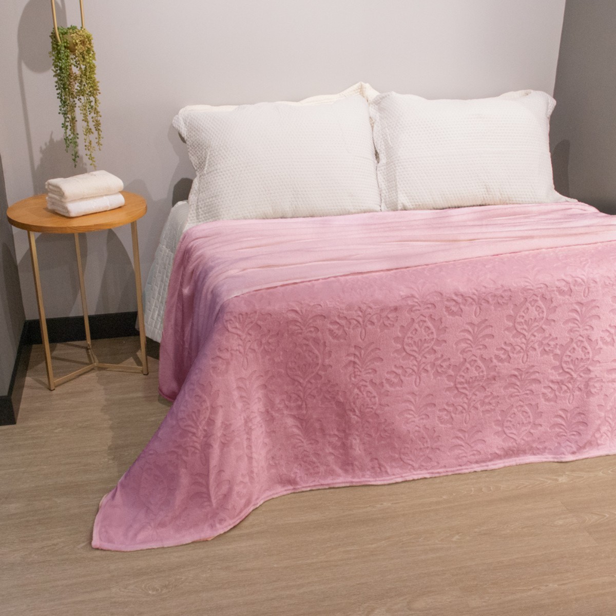 manta microfibra flannel lady appel home rosa