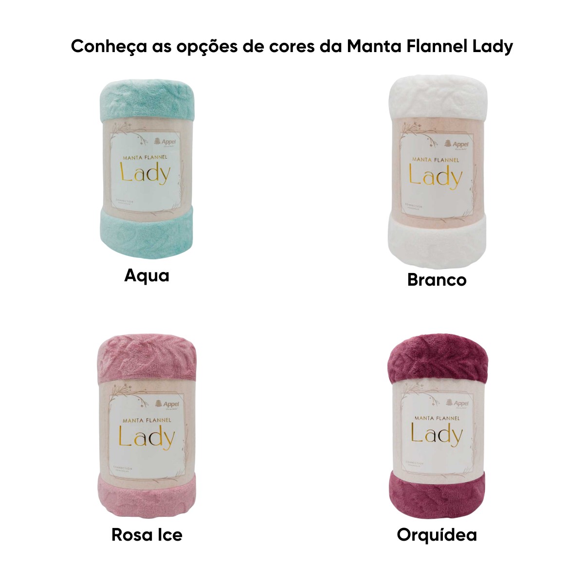 manta microfibra flannel lady jacquard appel home cores