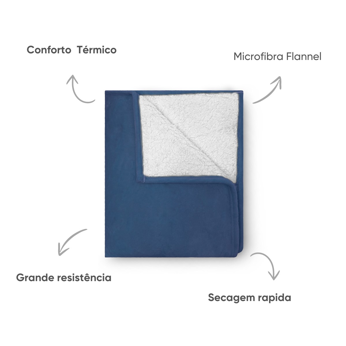 manta flannel lady jacquard appel home branco 2