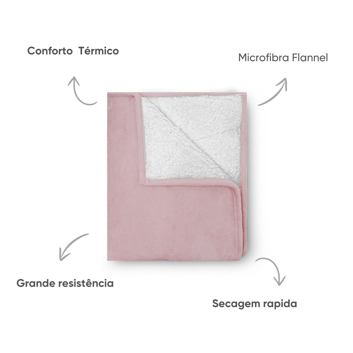 manta flannel lady jacquard appel home branco 3