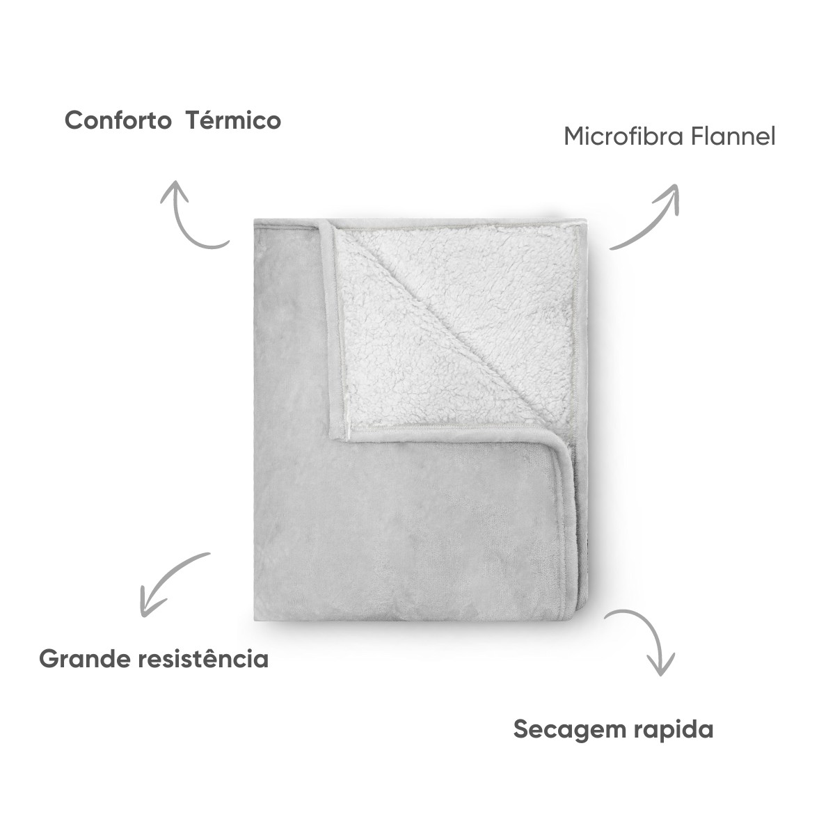 manta flannel lady jacquard appel home branco 4