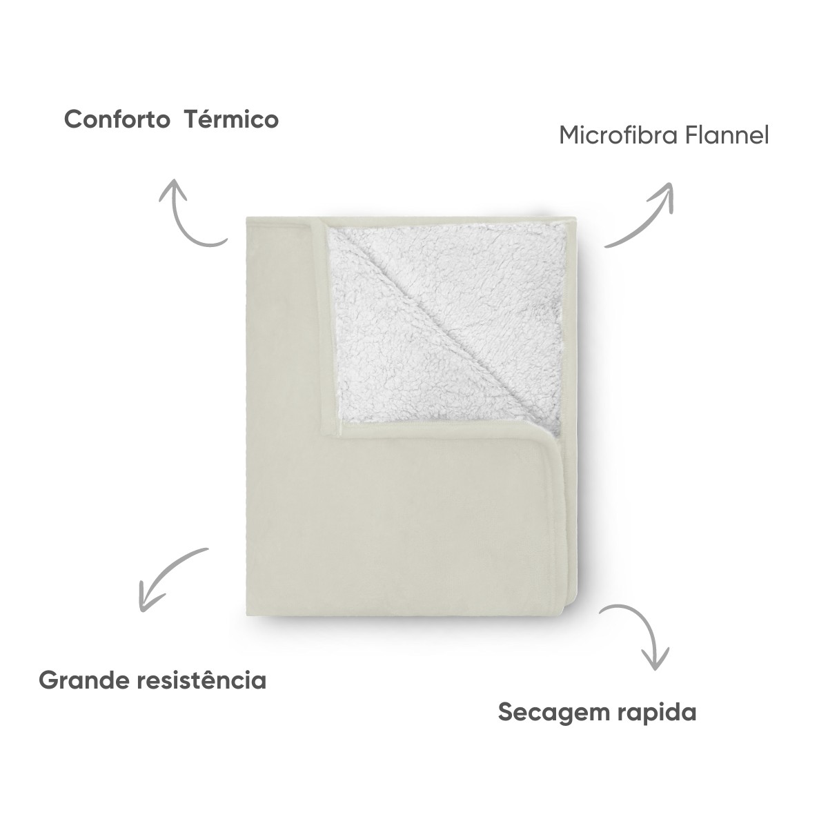 manta flannel lady jacquard appel home branco 5