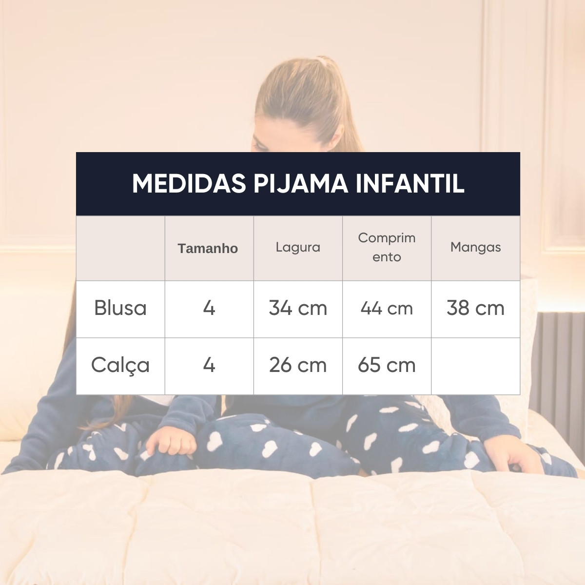 pijama infantil microfibra flannel fleece lanuit appel home tamanhos