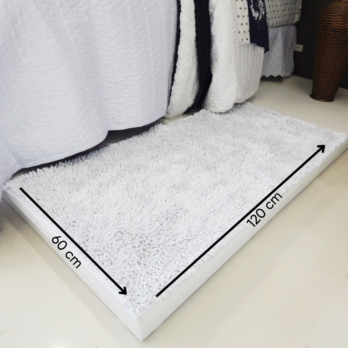 tapete antiderrapante popshine 60x120 appel home branco