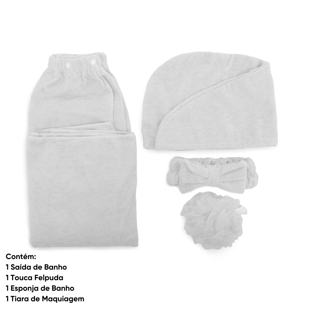 01 kit saida de banho appel home