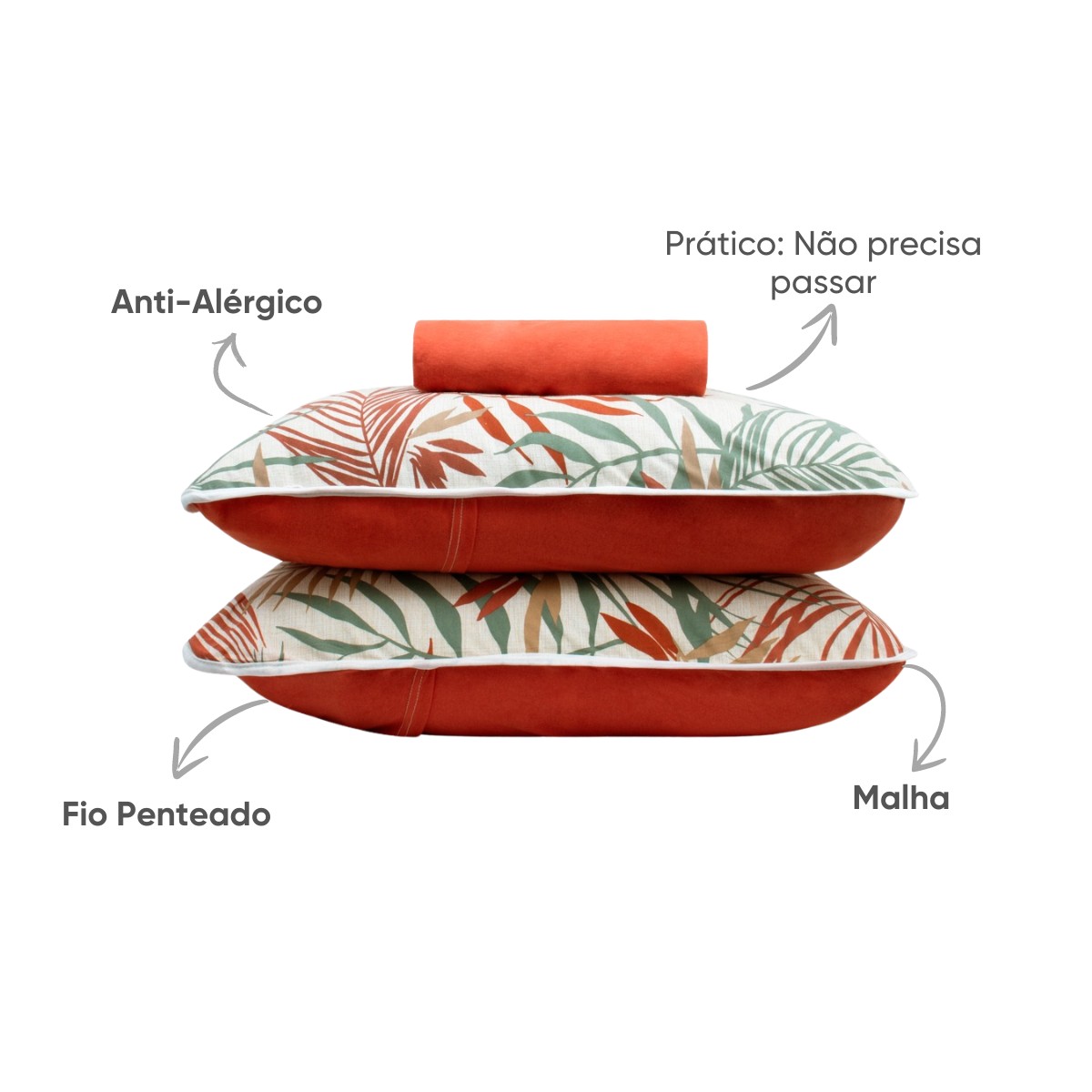 jogo de cama algodao fio penteado appel home padova