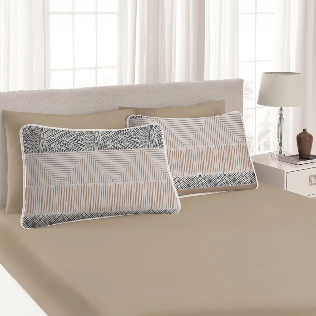 jogo de cama em malha fio penteado appel home estocolmo