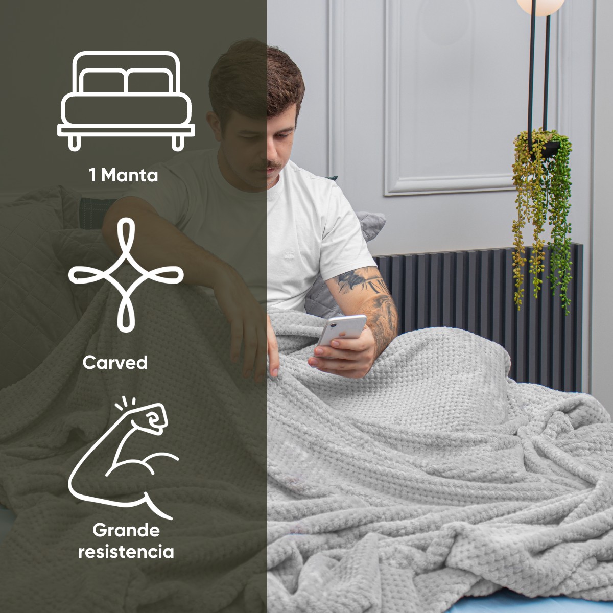 manta microfibra flannel lady jacquard appel home branco 3