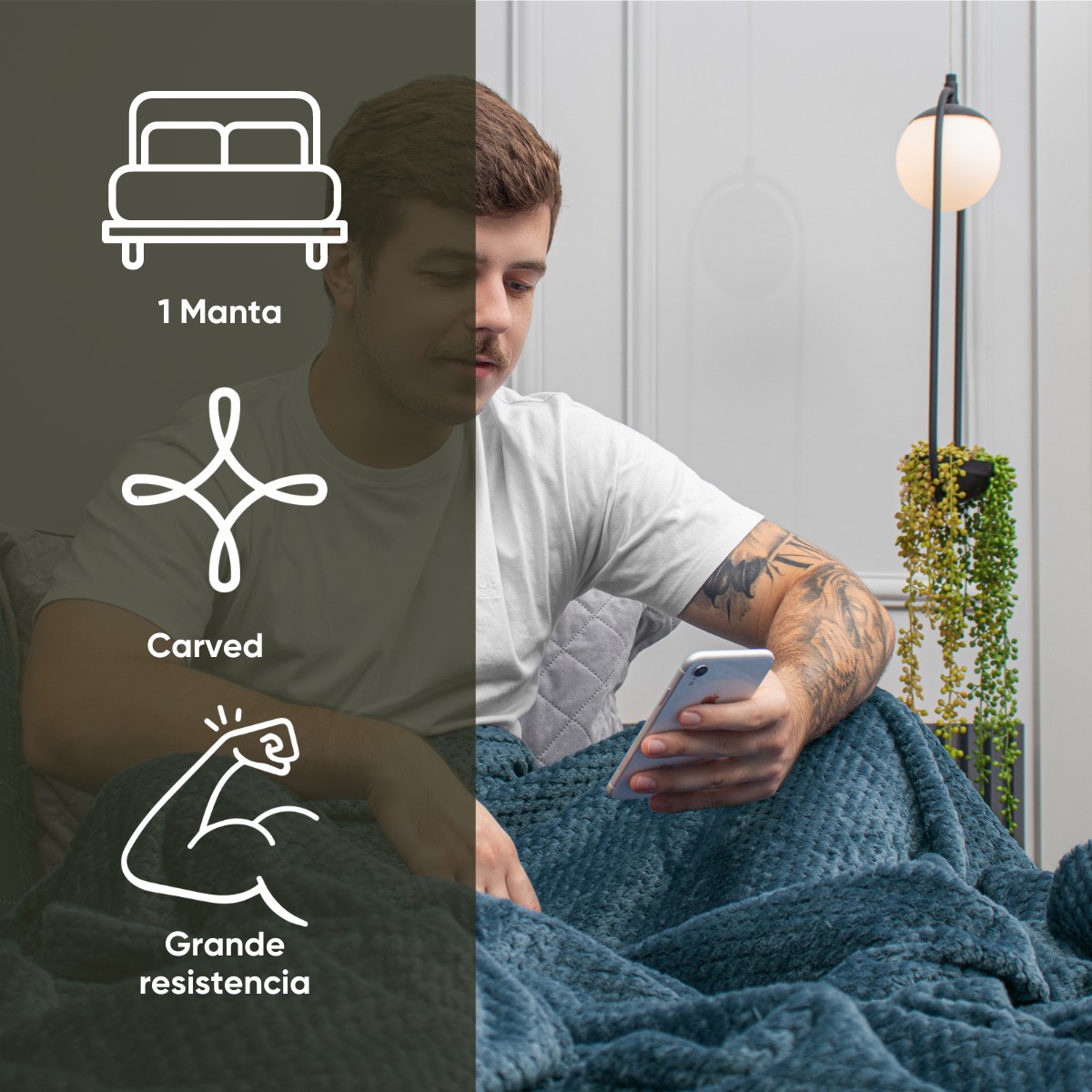 manta microfibra flannel lady jacquard appel home branco