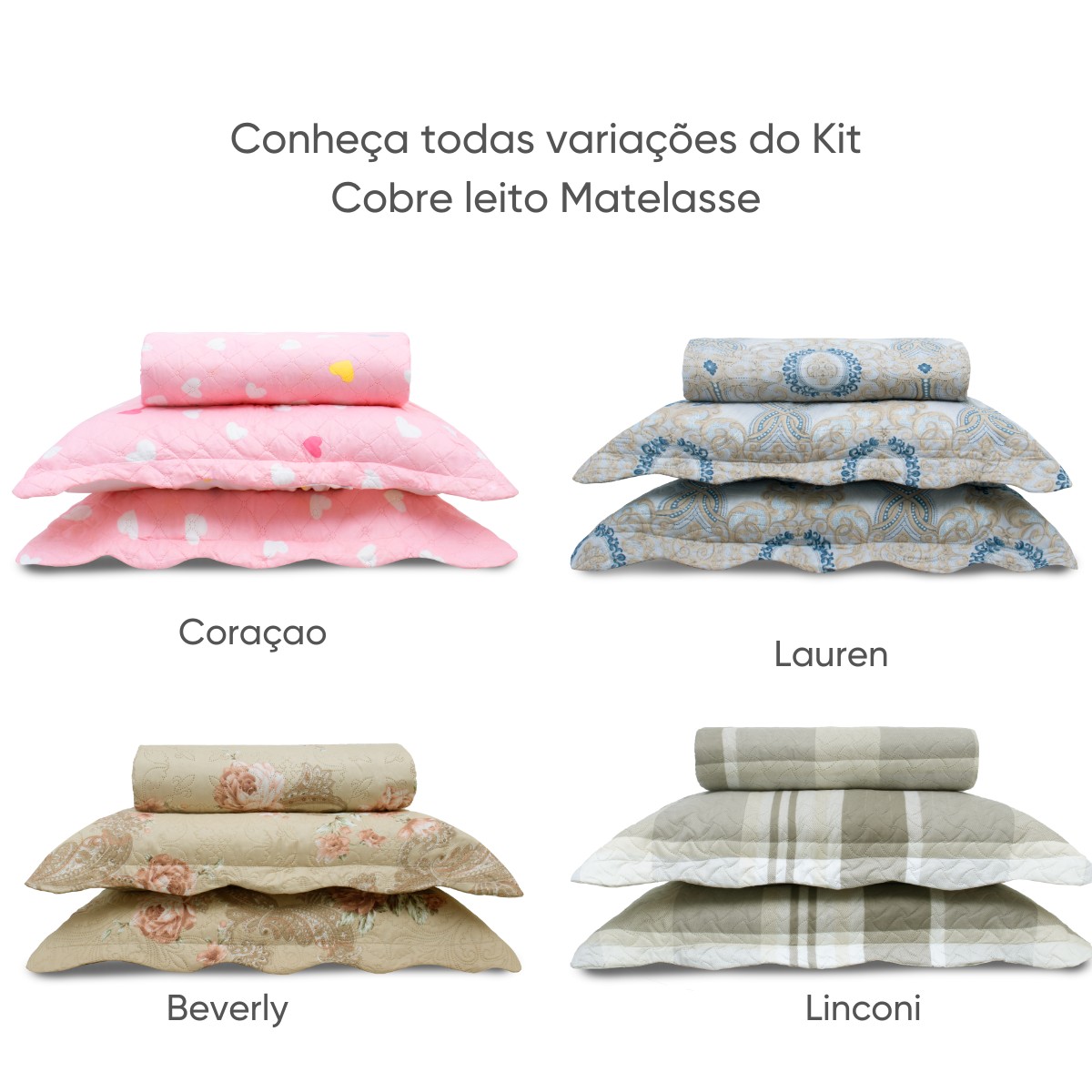 kit cobre leito matelasse appel home estampado 20
