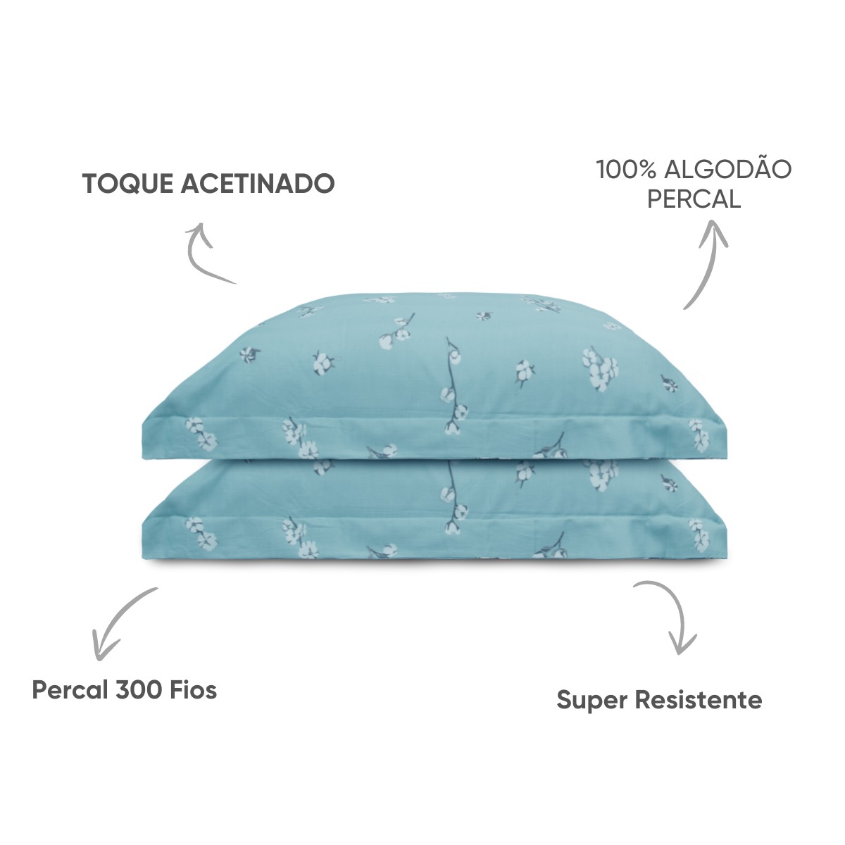 kit fronha estampada charme appel home belis