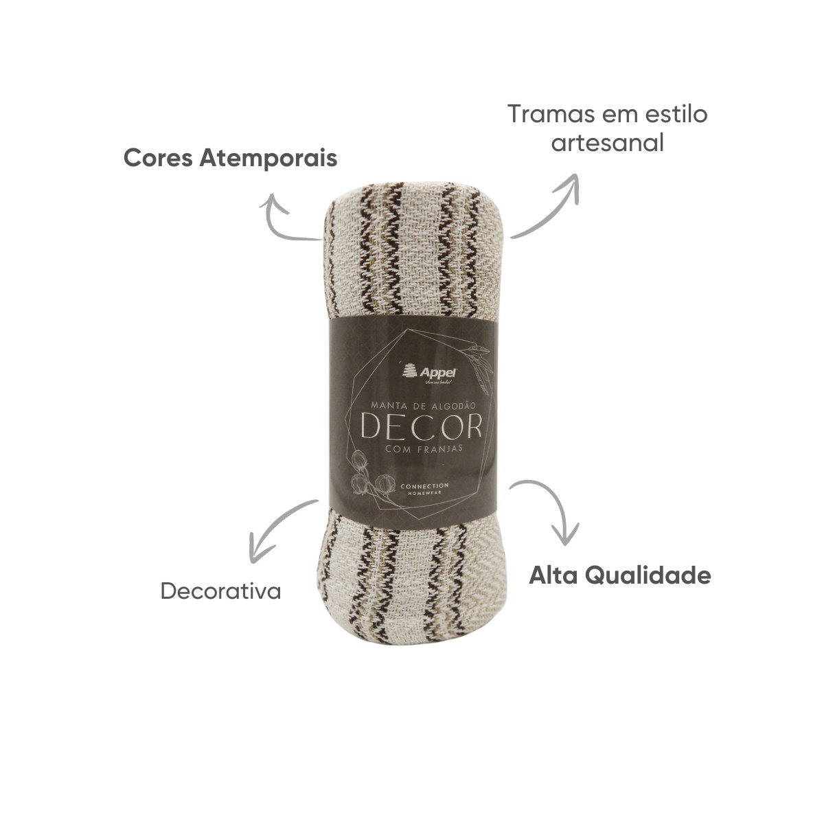 manta decor appel home bege camel