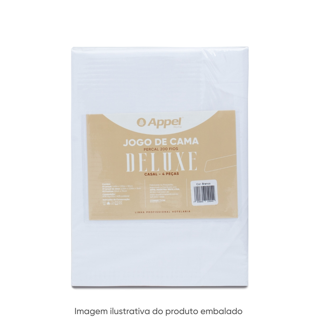 02 jogo de cama solteiro percal 200 fios hotelaria deluxe appel home
