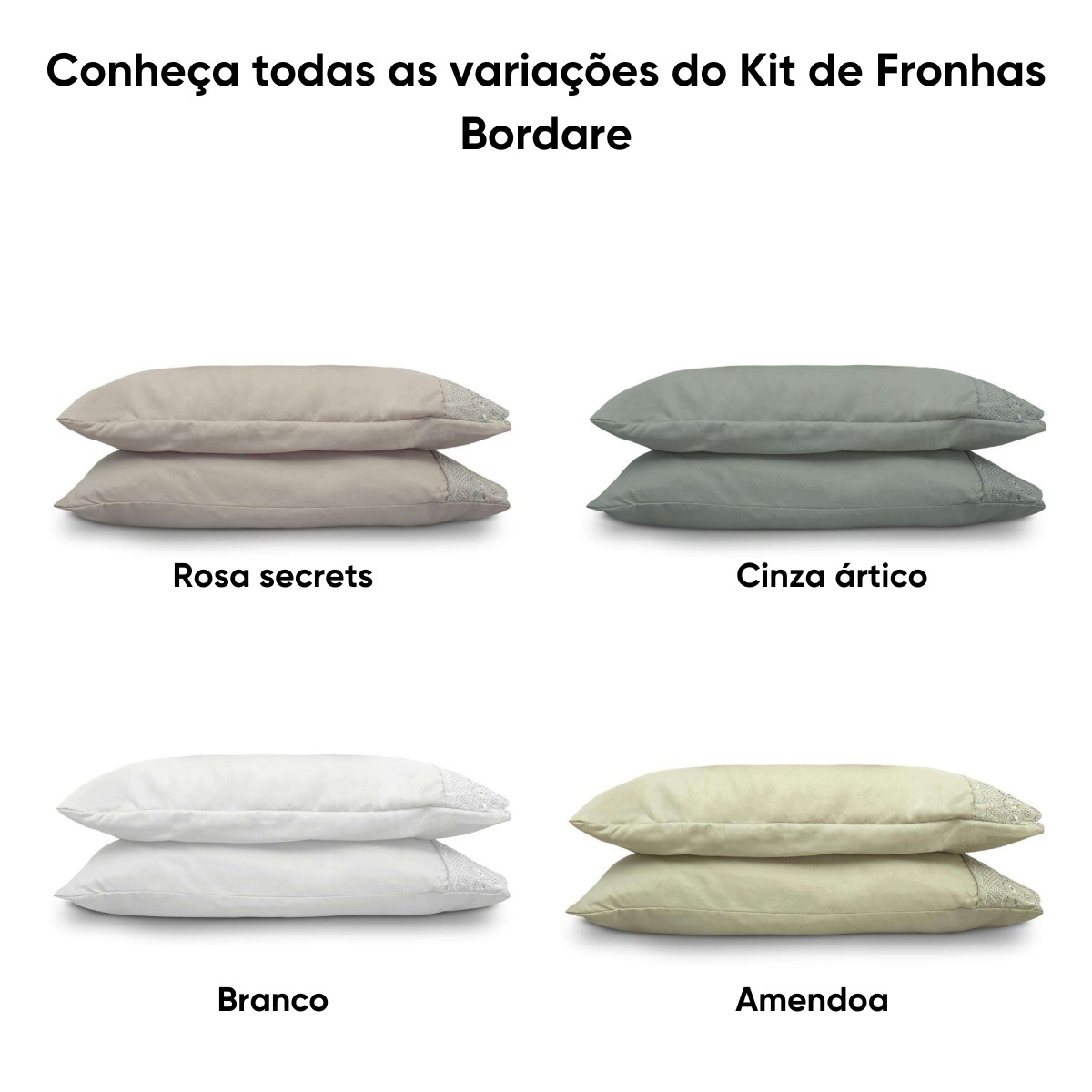 kit fronha toque suave appel home cores