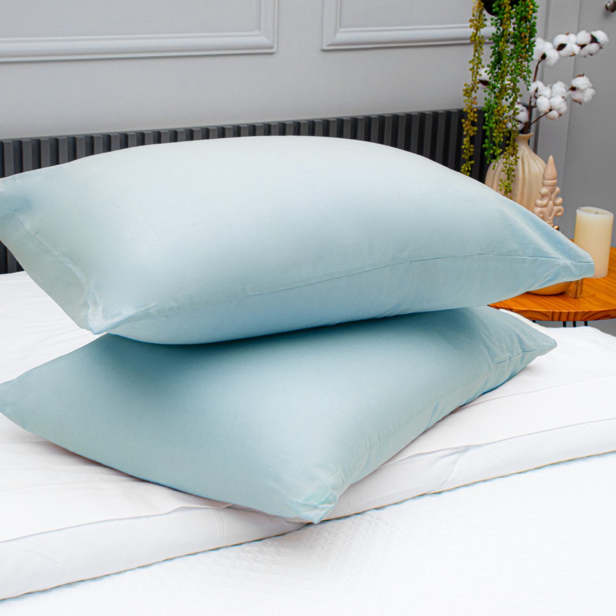 fronha essencial ambiente azul claro