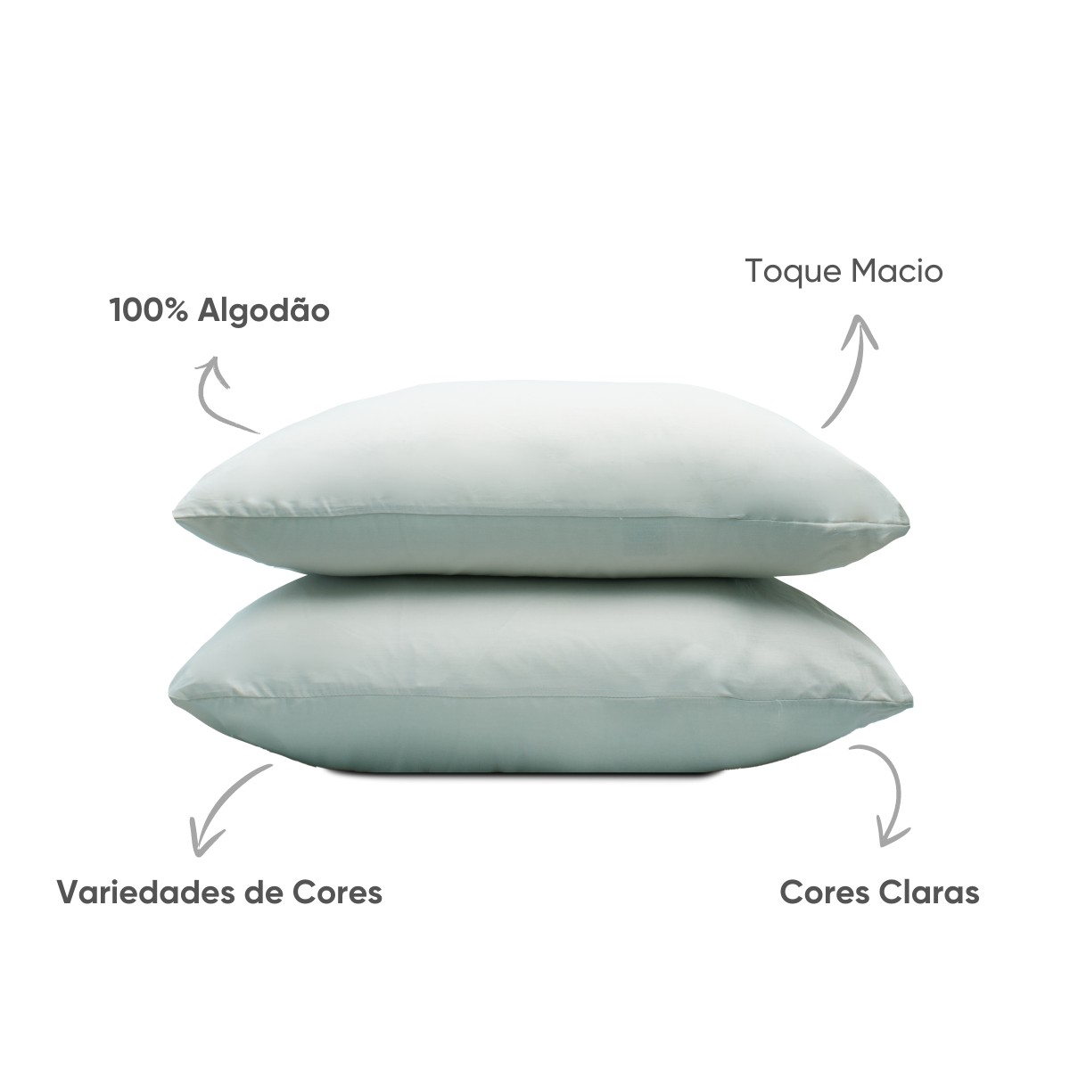 detalhes fronha essescial cinza metal