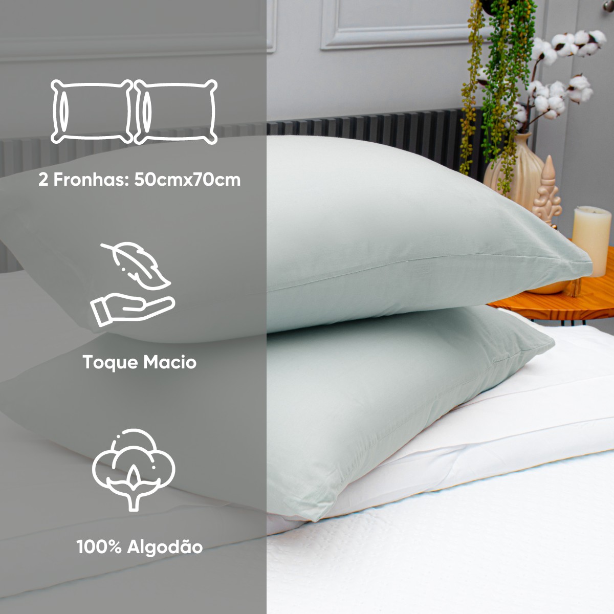 fronha essencial medidas cinza metal