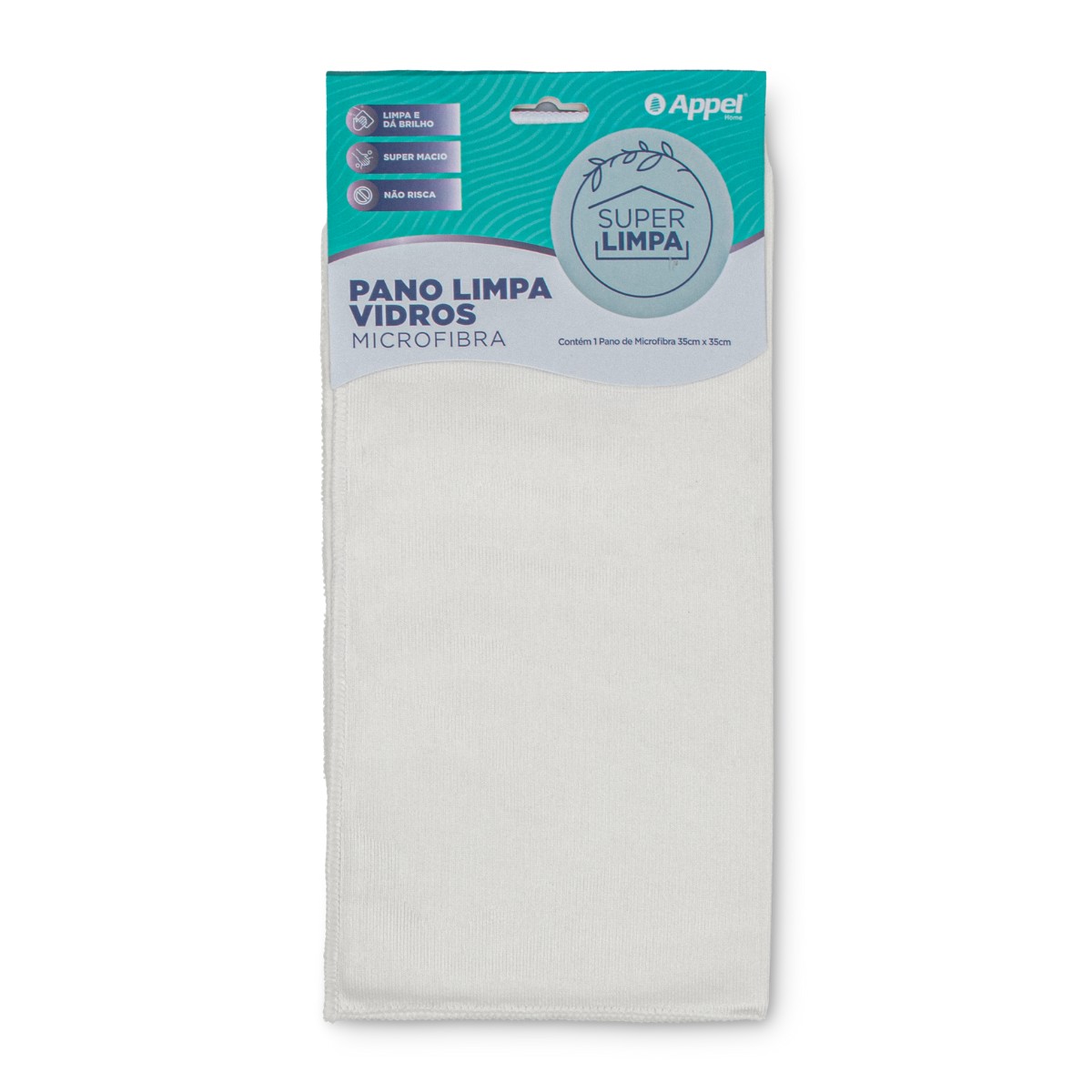 pano de limpa vidro branco