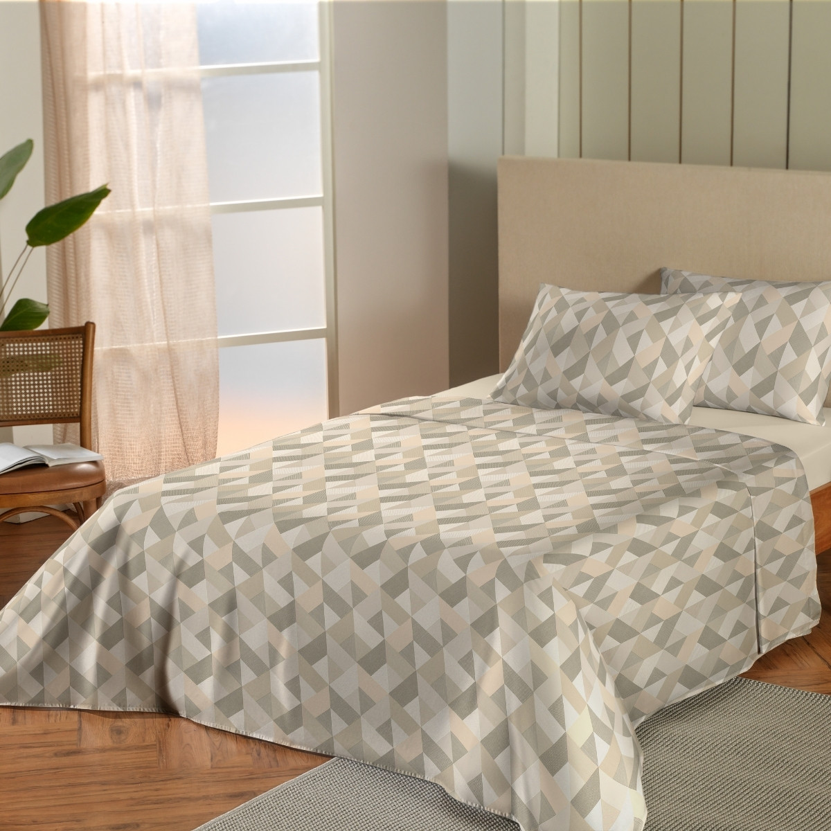 07 jogo de cama solteiro 150 fios essencial appel home