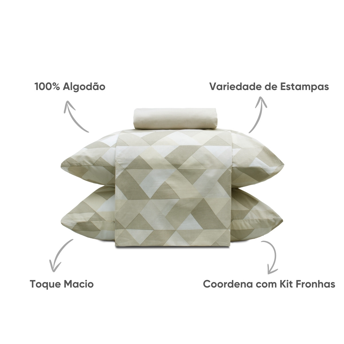 08 jogo de cama solteiro 150 fios essencial appel home