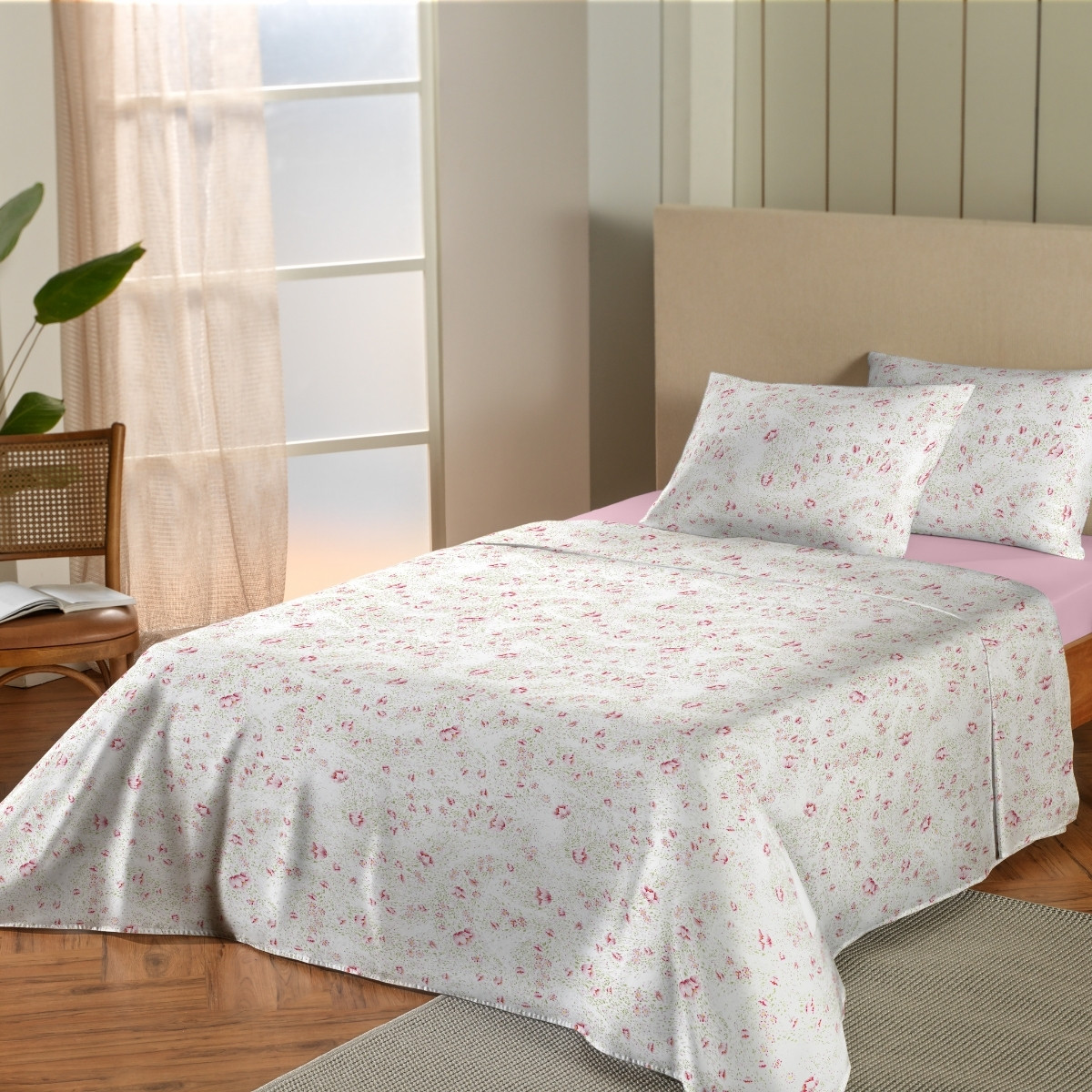 15 jogo de cama solteiro 150 fios essencial appel home