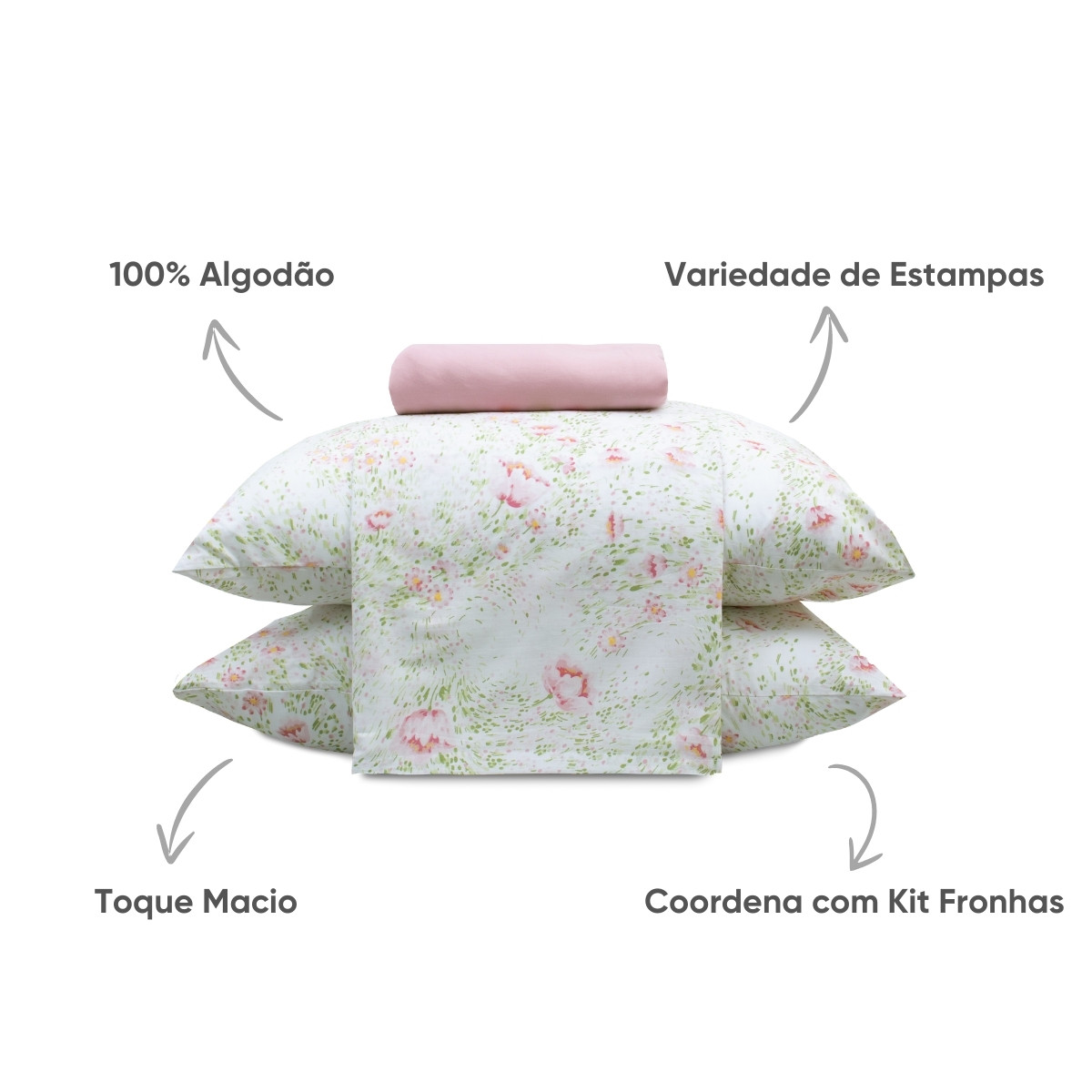 16 jogo de cama solteiro 150 fios essencial appel home