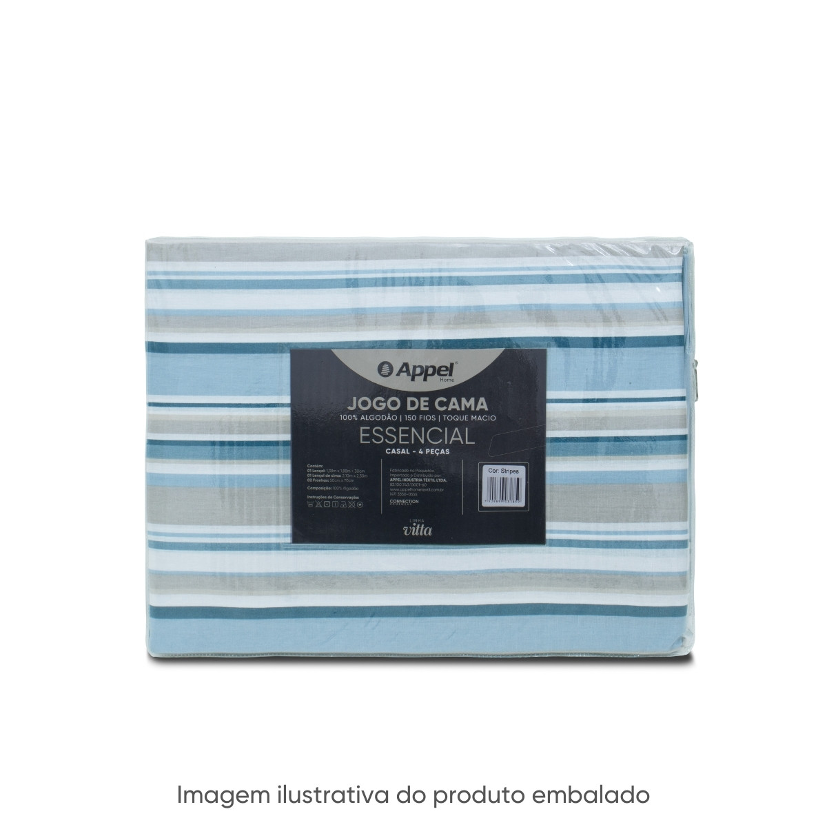 29 jogo de cama solteiro 150 fios essencial appel home