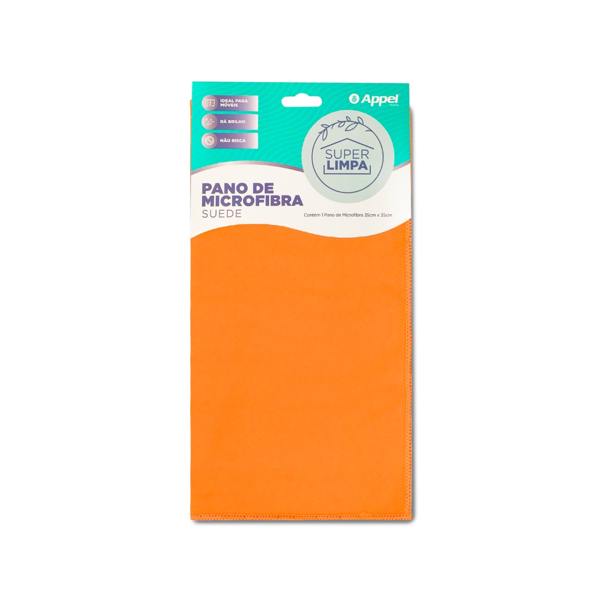 pano suede laranja