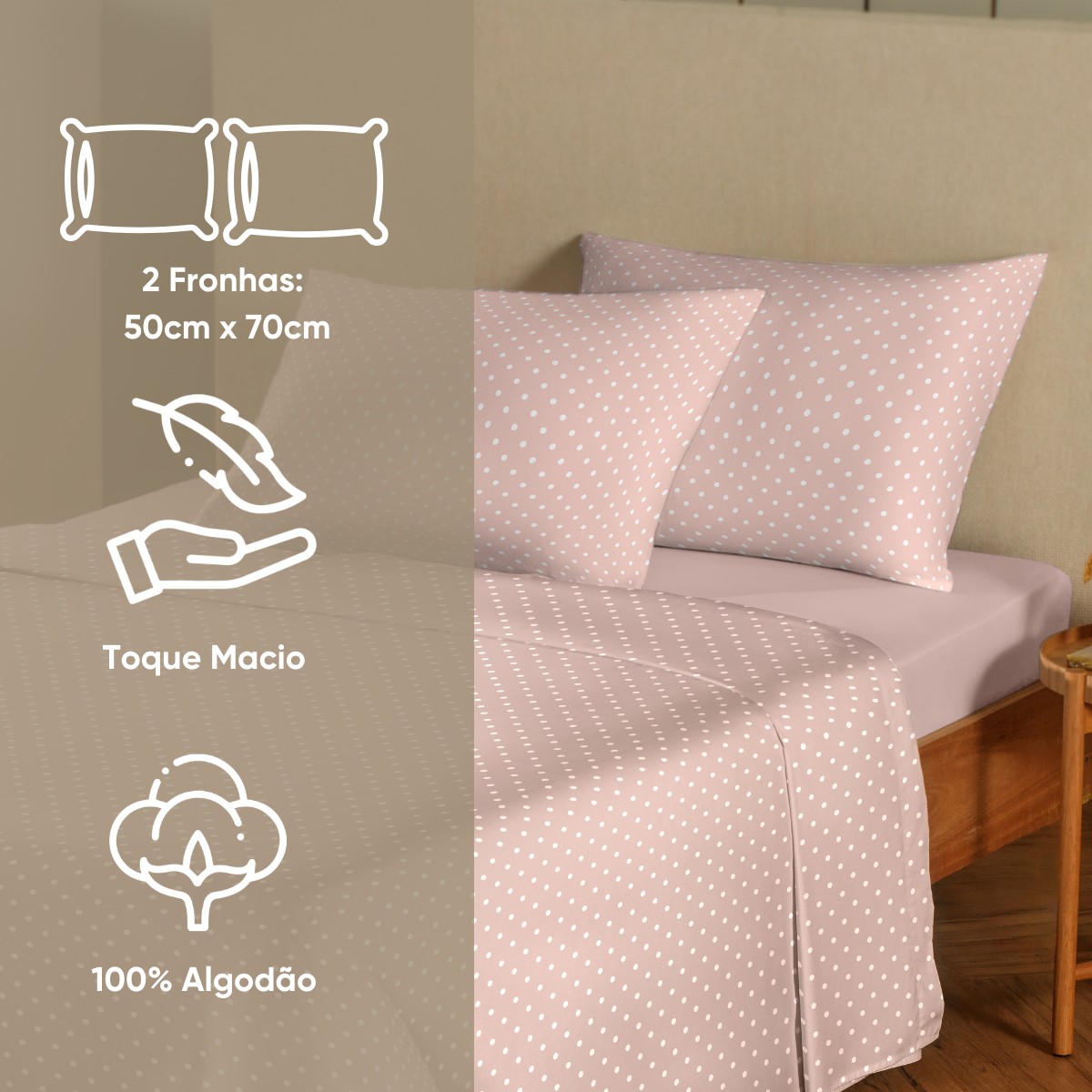 kit fronha charme appel home cosmo