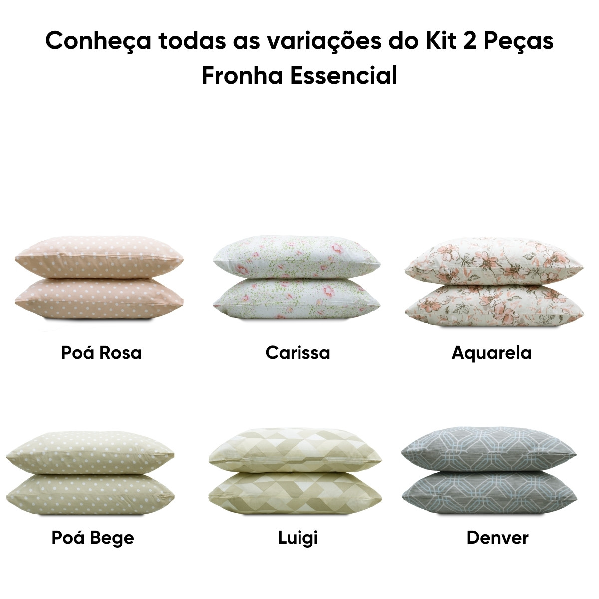 kit fronha toque suave appel home cores