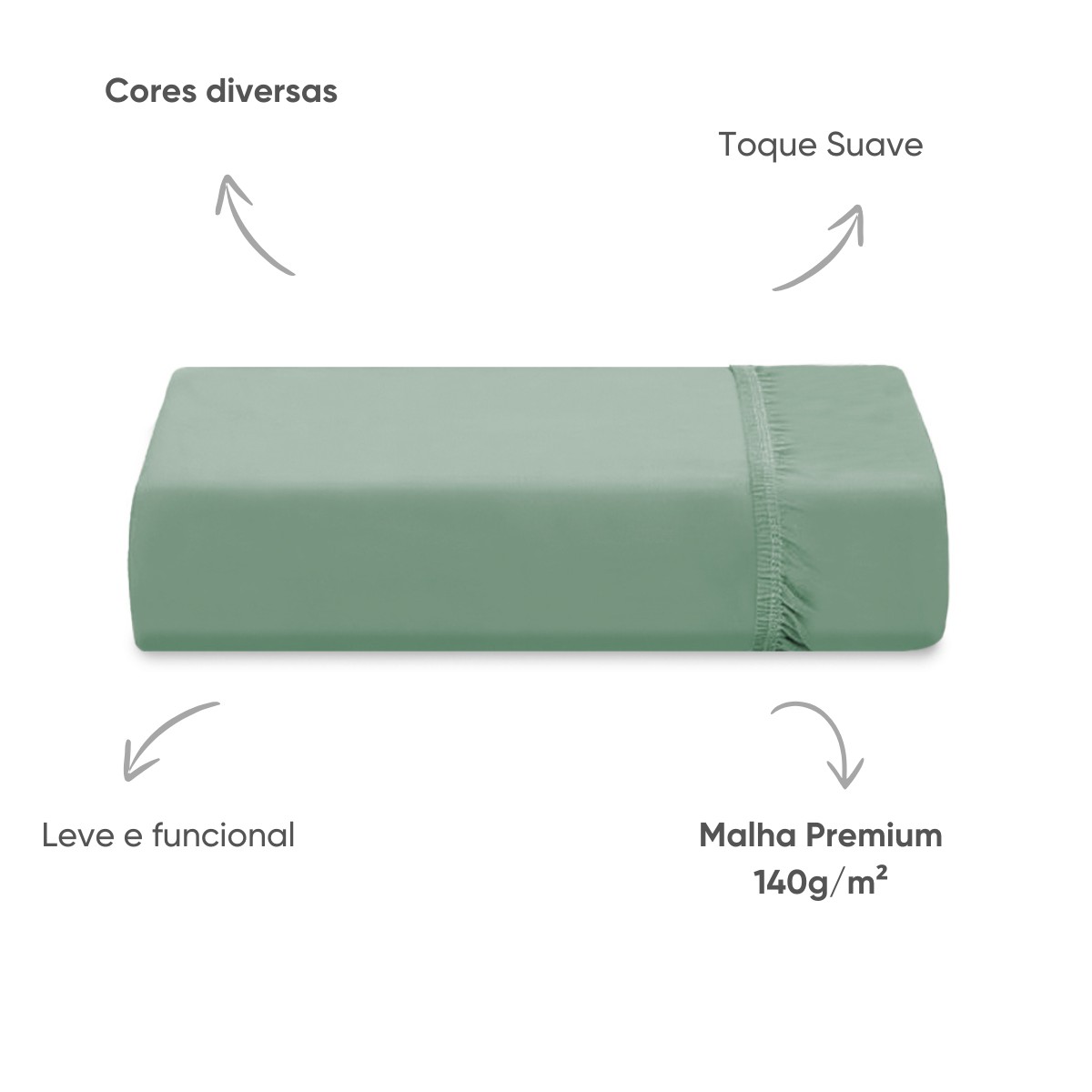 lencol avulso liso appel home 6