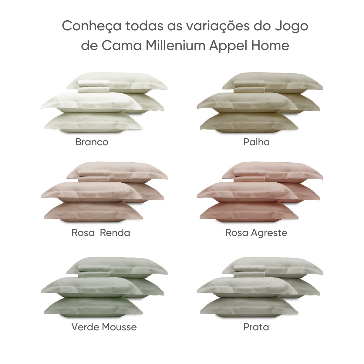 25 jogo de cama casal millenium appel home