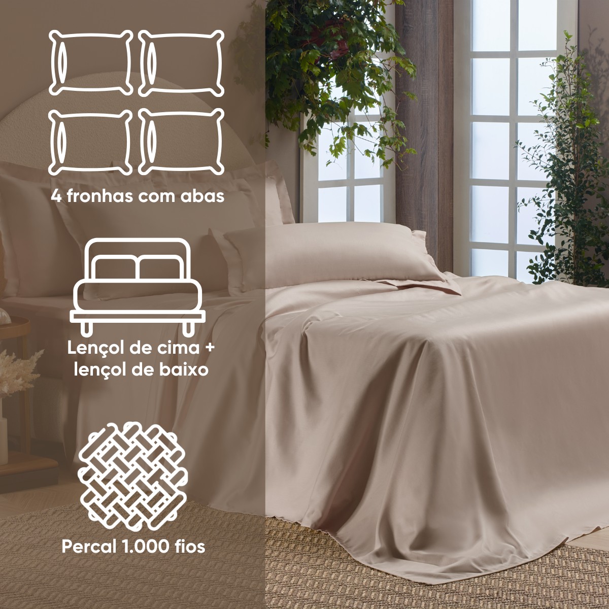 jogo de cama millenium detalhes branco 3