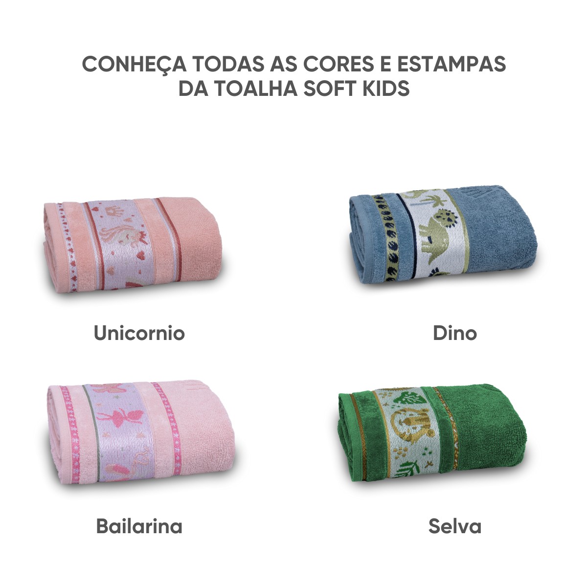 toalha soft kids nova
