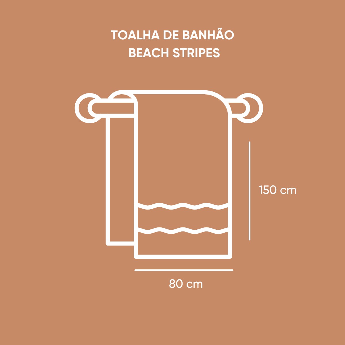 toalha beach stripes