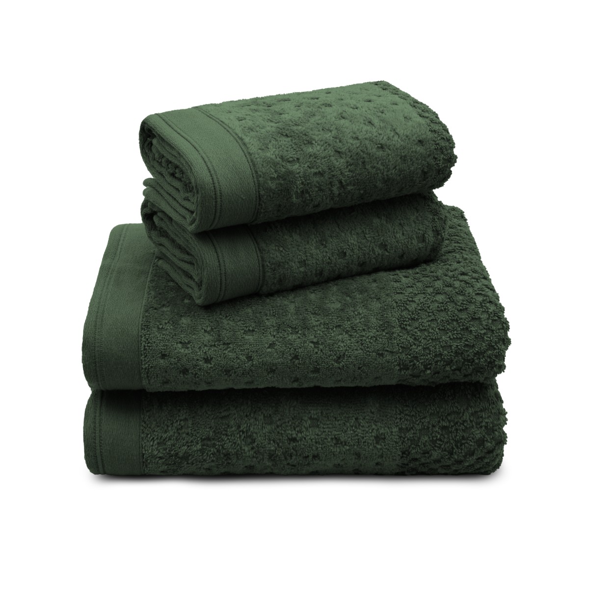 jogo 4 pcs verde musgo