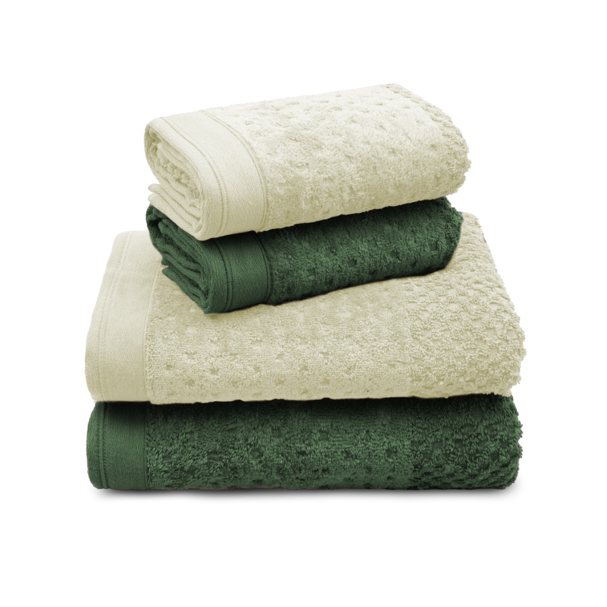 jogo 4 pcs verde musgo cevada