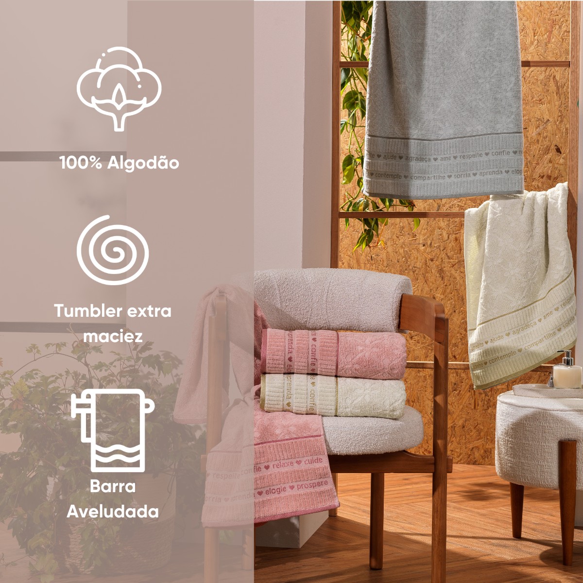 toalha eternity ambiente caracteristicas