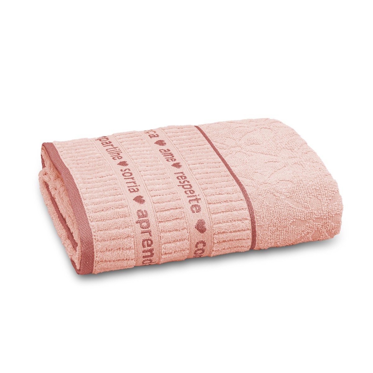 toalha eternity rosa po