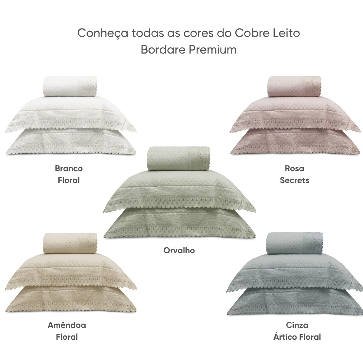 kit colcha bordare premium appel variacoes
