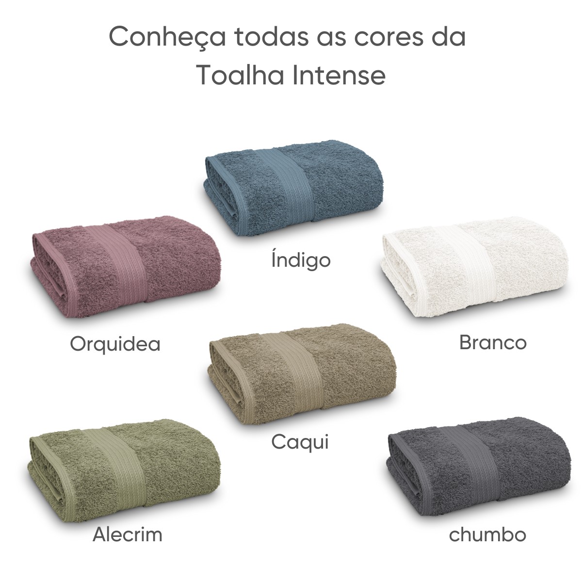 toalha intense fotos cores