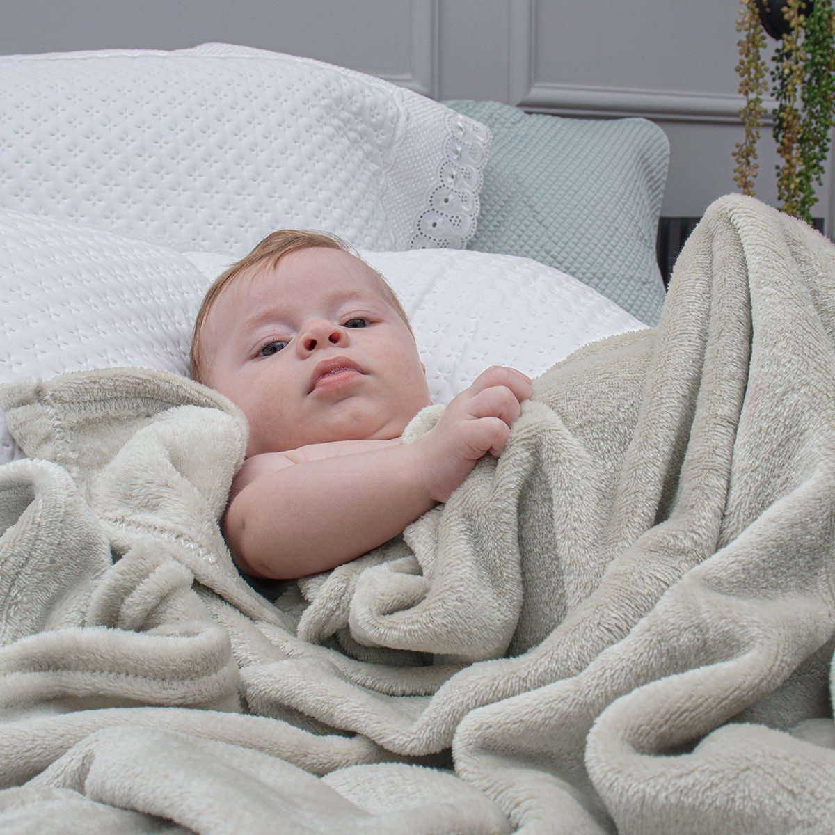 manta flannel classic baby rattan