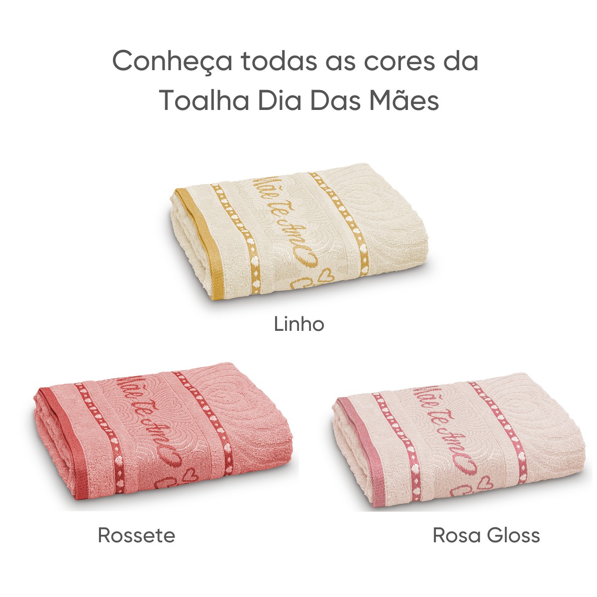 cores toalha dia das maes