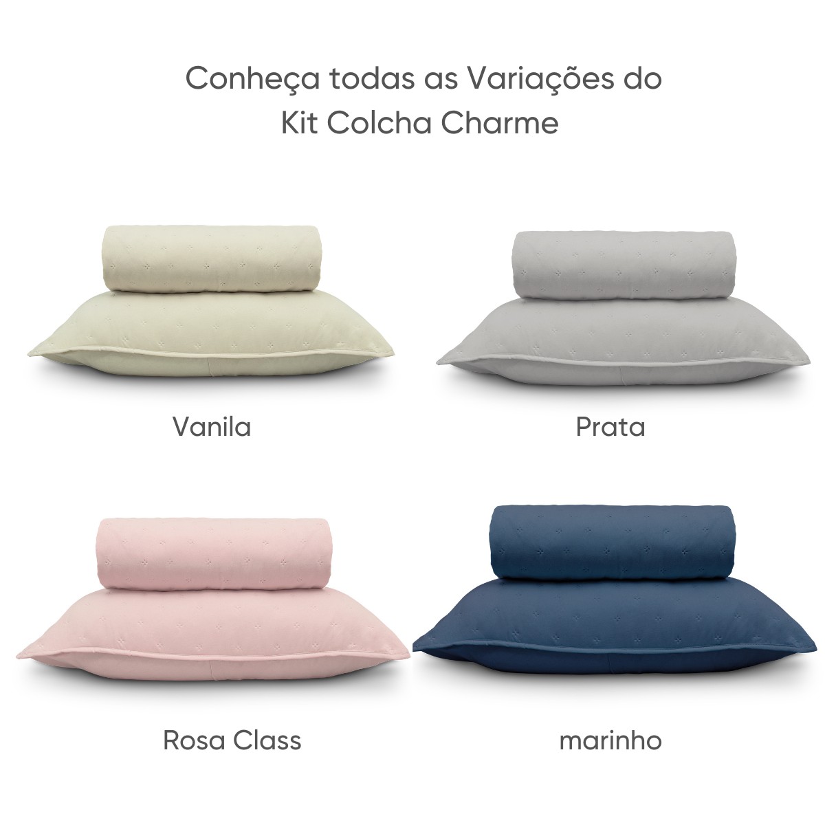 kit colcha charme class variacoes