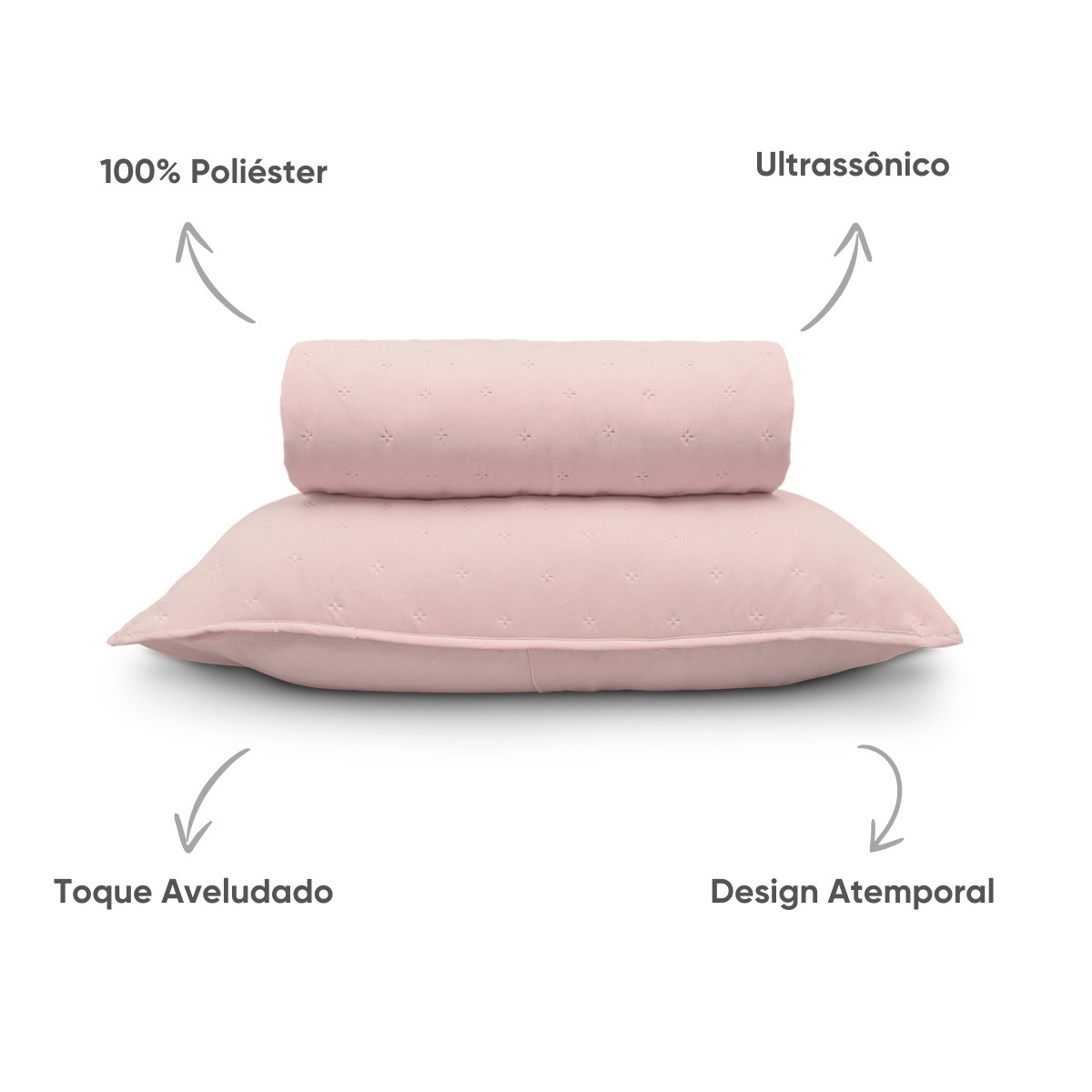 kit colcha class detalhes verde babosa 3