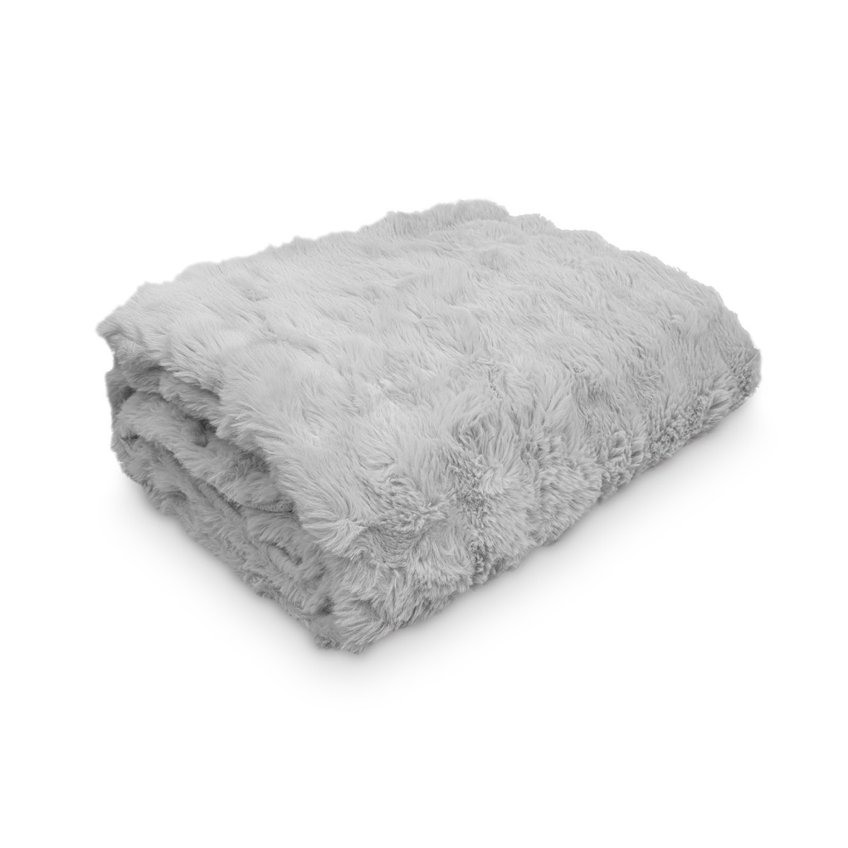 manta blanket fluffy detalhes still cinza nevoa