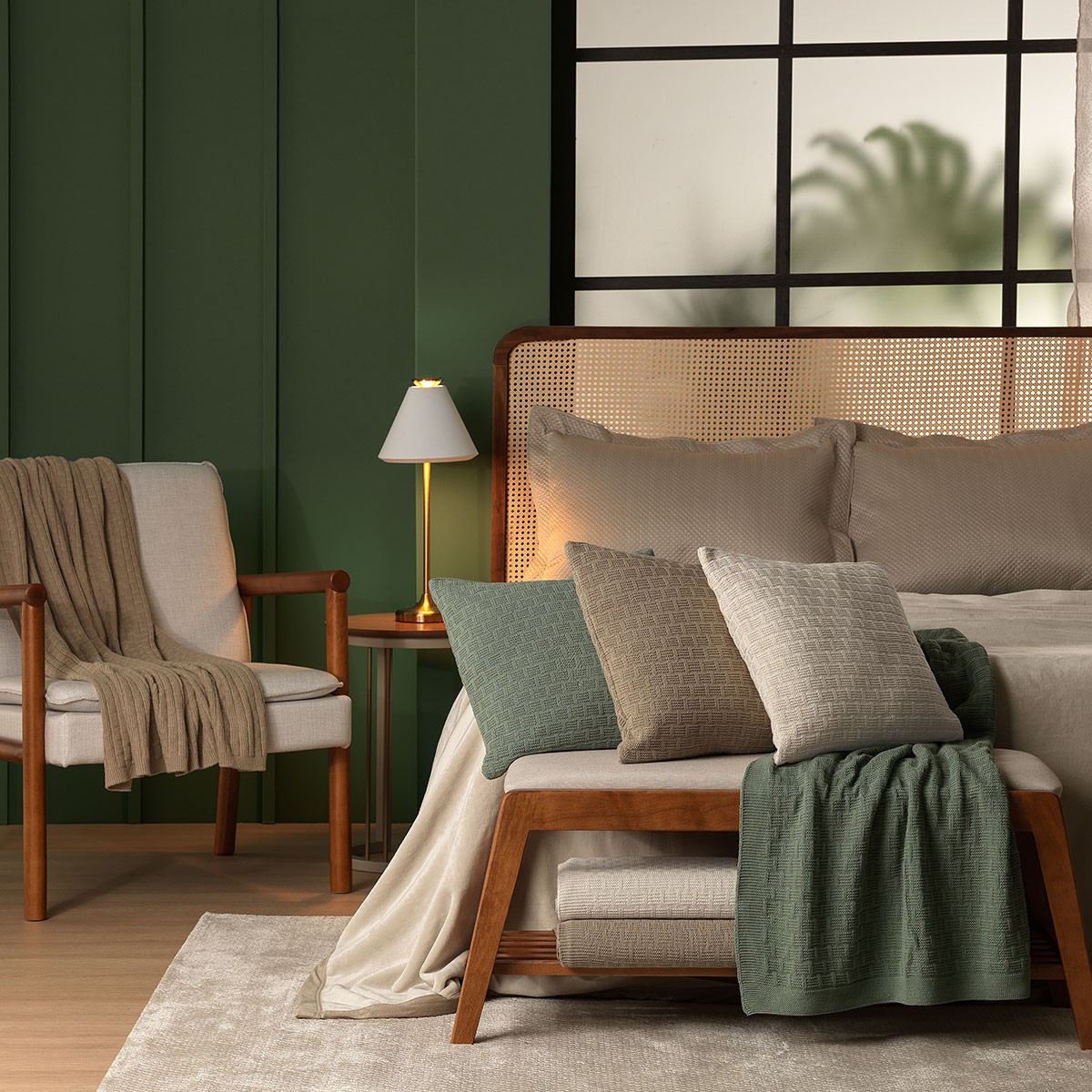 manta flannel classic baby rattan