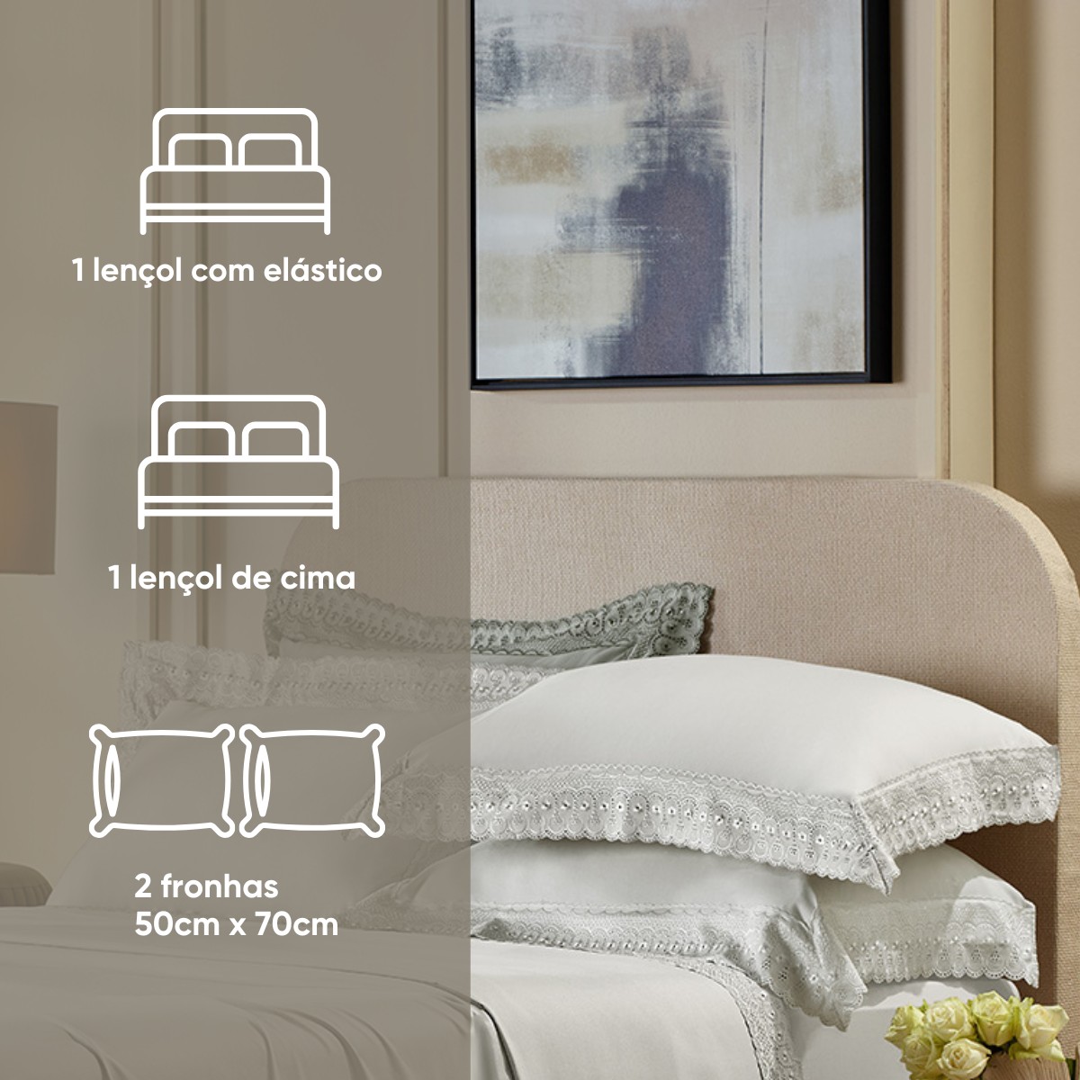 jogo de cama bordare appel amendoa 2 4